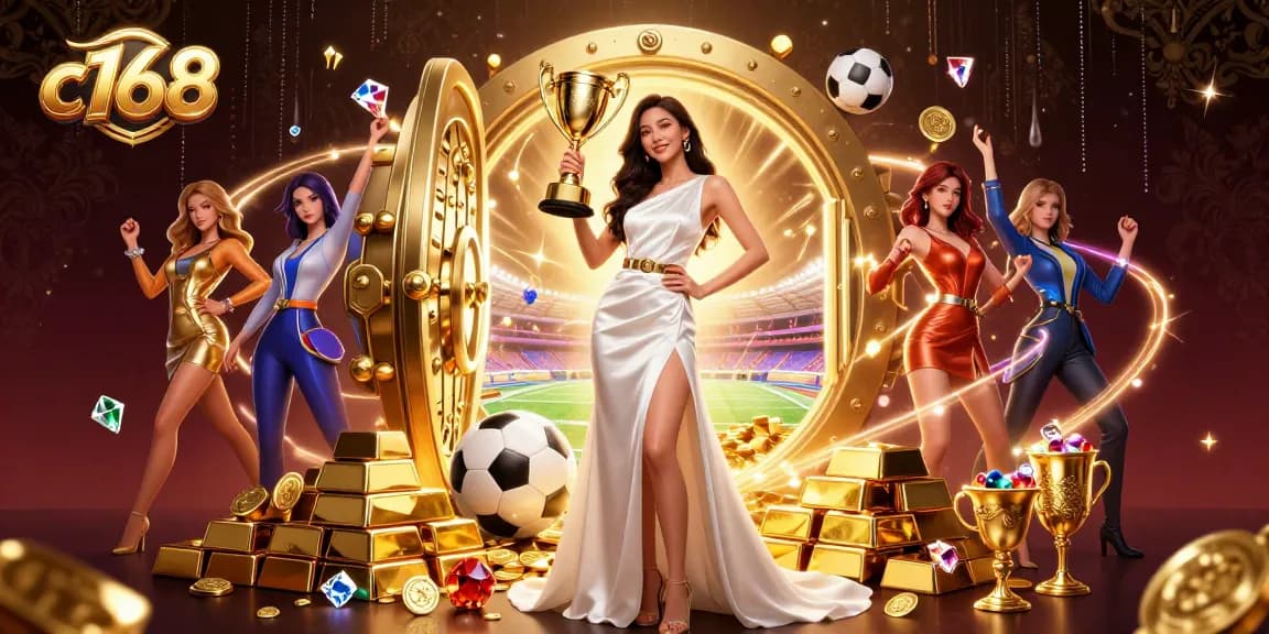 C168 offers immersive gaming experiences where players can engage in dazzling casino activities and sports betting adventures.