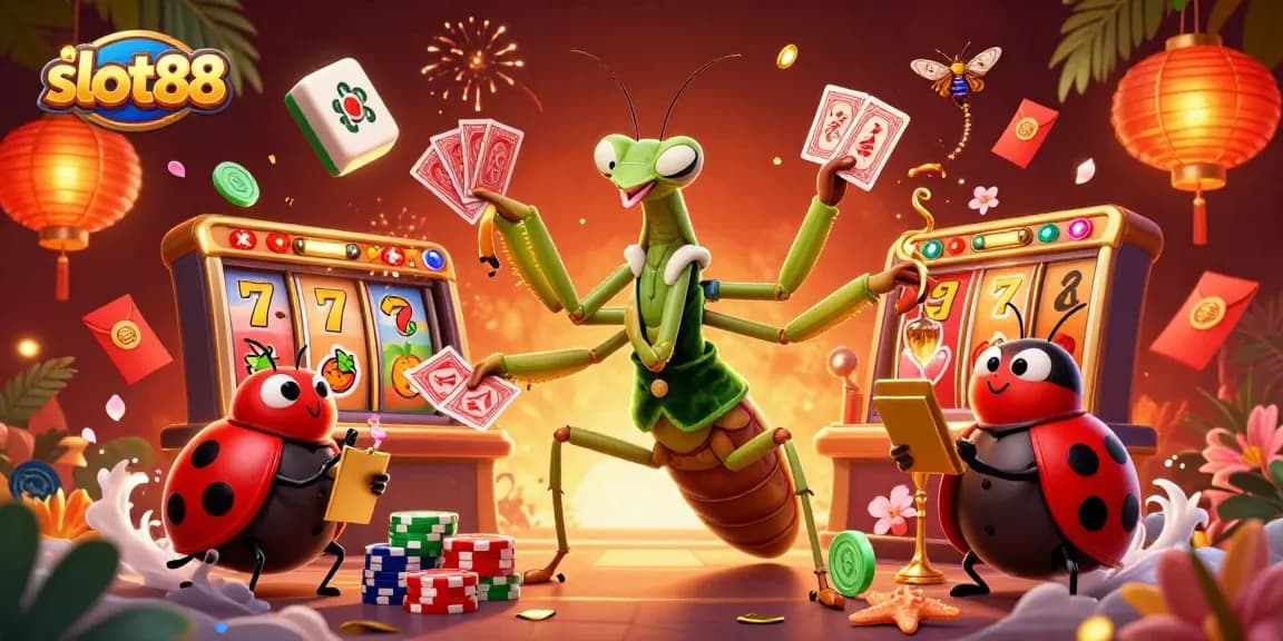 Mainkan slot88 dan raih kemenangan besar dalam ilustrasi kasino yang penuh warna ini.