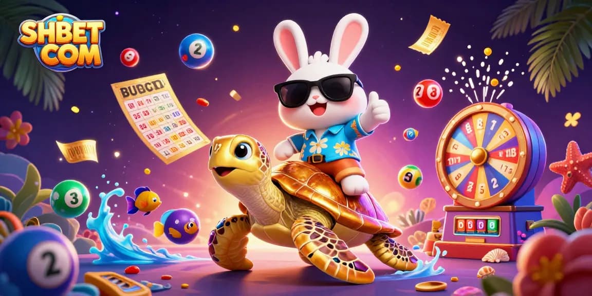 Experience vibrant gameplay with SHBET COM in this engaging casino-themed illustration.