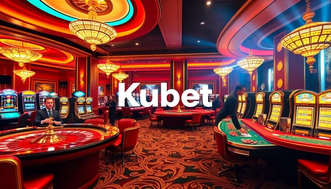 Kubet KYC offers an immersive gaming experience with luxurious casino tables and exciting gaming action.