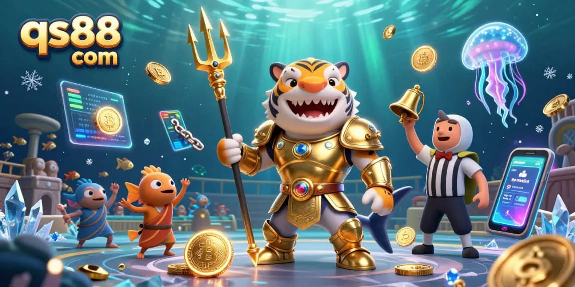 Immerse in qs88 com's exciting gaming world with a lively underwater scene showcasing thrilling action.