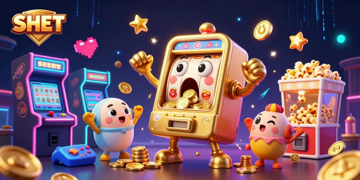 Hit the jackpot at SH BET with vibrant slot machines and joyful game elements.