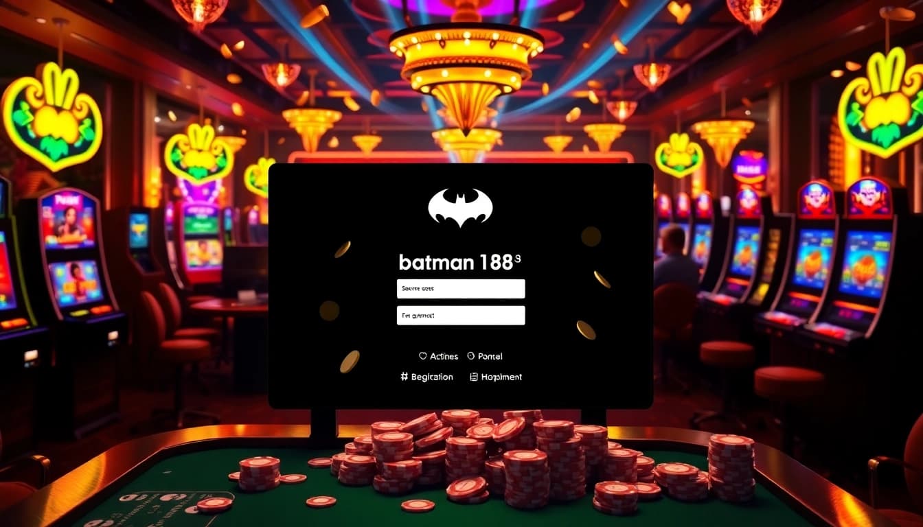 Engage with the batman138 login for premium gaming excitement at a luxurious online casino.