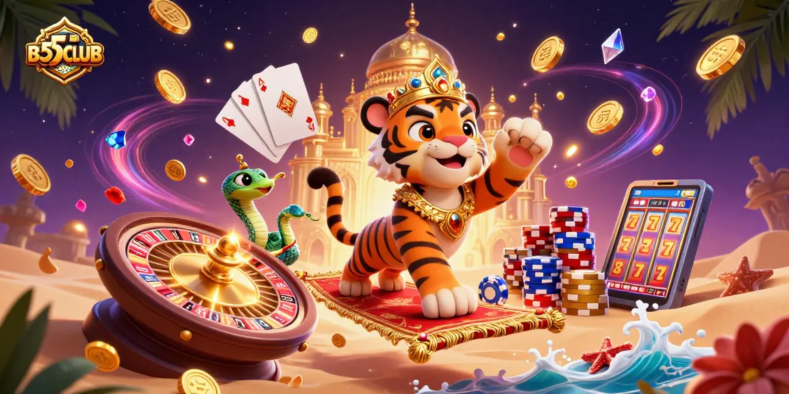 Engage in thrilling experiences at B52CLUB with vibrant casino elements and rich graphics.