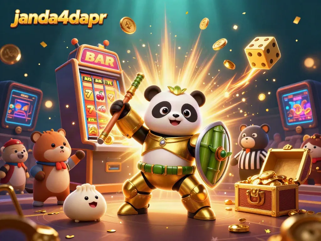 Menangkan jackpot dengan janda4dapr sambil menikmati pertarungan robot panda yang megah.