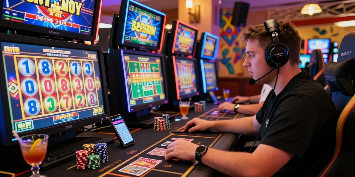 Immersive online gaming experience at https://dea.org.uk with player enjoying vibrant slot games and digital wallet integration.