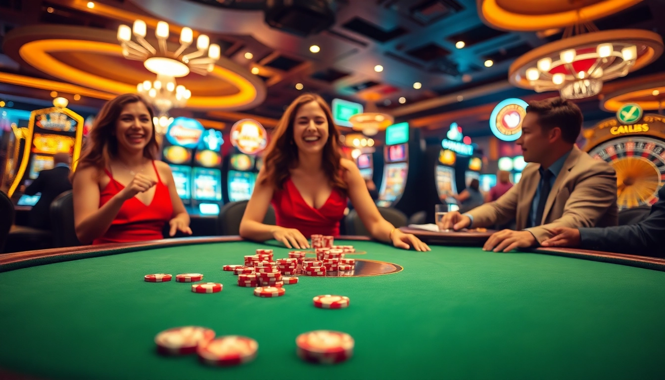arushoki merayakan kemenangan di meja blackjack kasino yang meriah