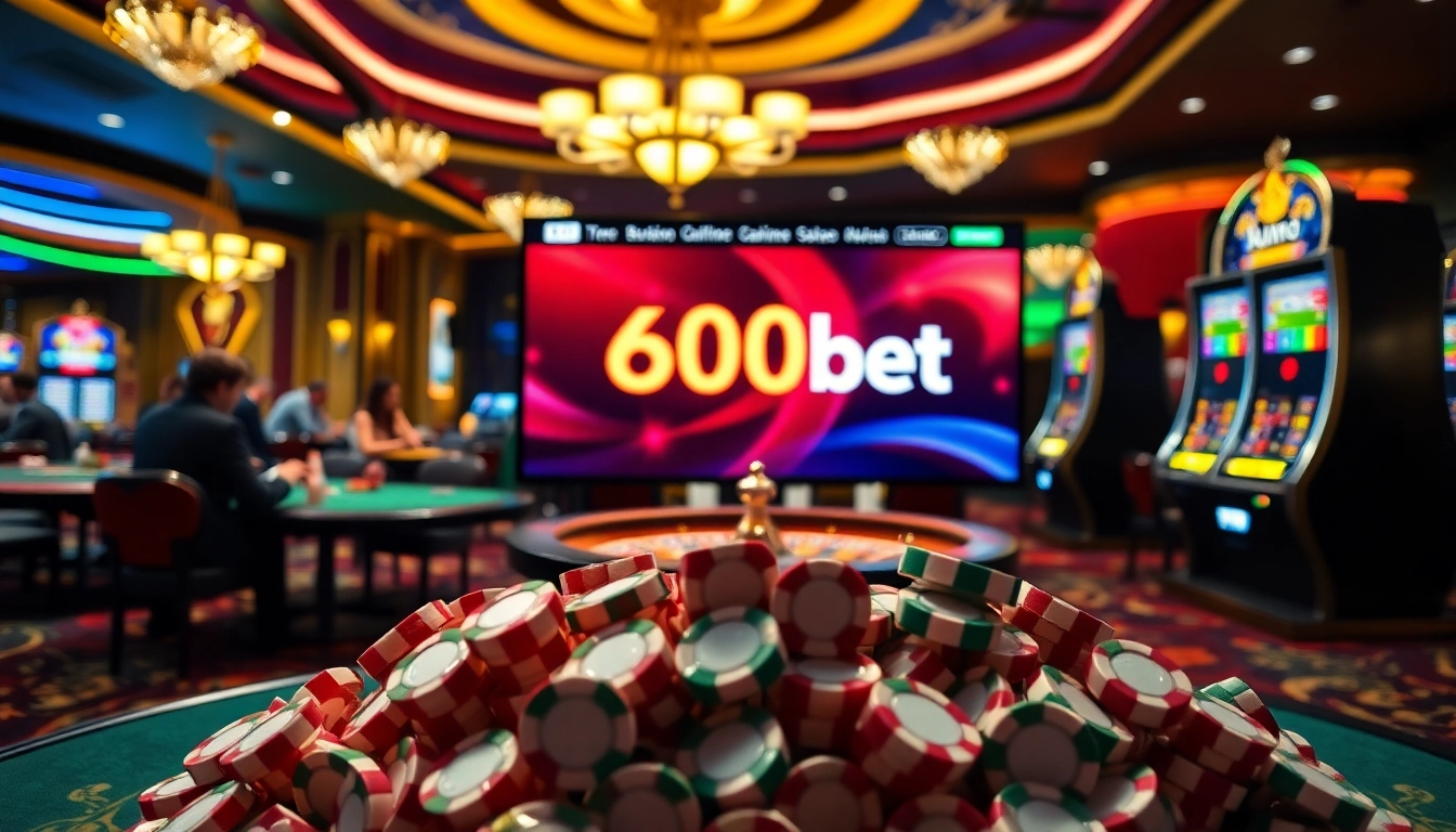 Experience thrilling gameplay at 600bet with lively casino tables and high-stakes poker action.