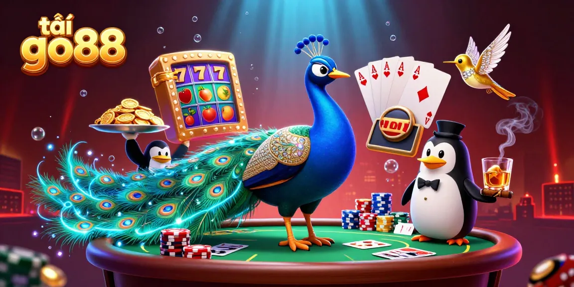 Engage with the exciting gameplay on tải go88 featuring vibrant slot reels and colorful characters.
