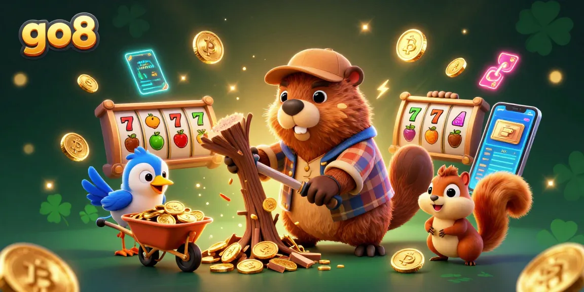Experience thrilling gaming at go8 with vibrant characters and casino elements galore.