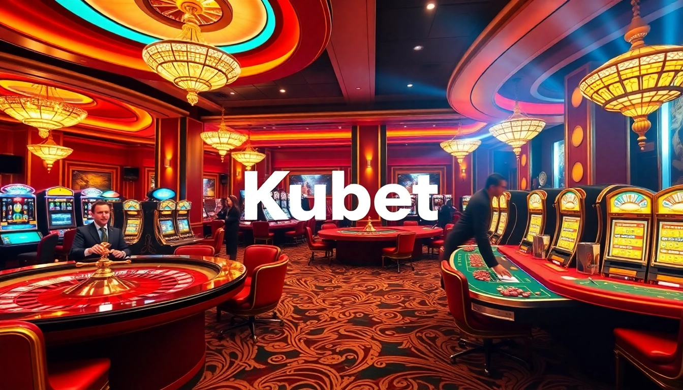 Kubet KYC offers an immersive gaming experience with luxurious casino tables and exciting gaming action.