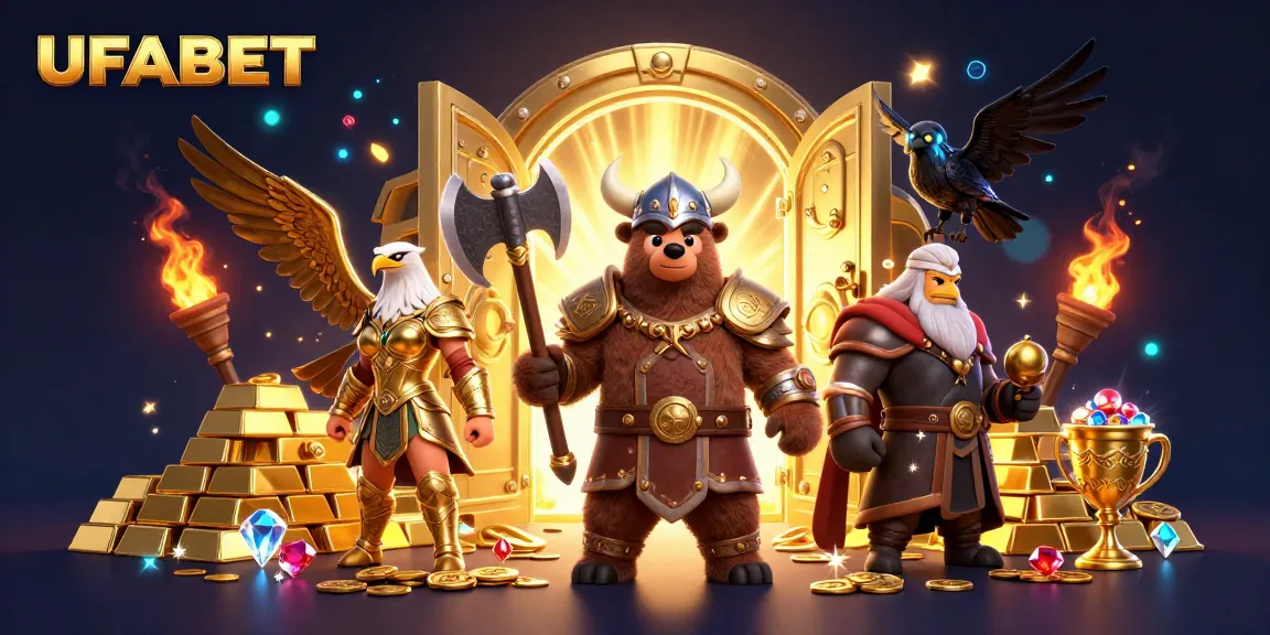 Experience thrilling action at UFABET with captivating casino gaming featuring vibrant characters.