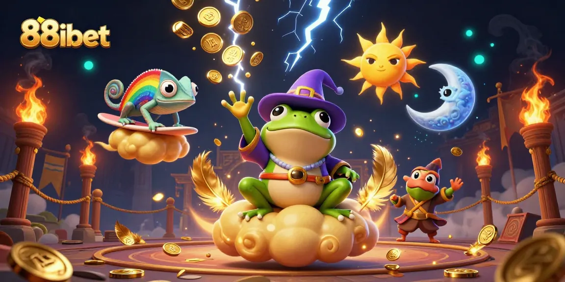 Experience thrilling wins at 88ibet, featuring vibrant 3D casino characters and dynamic gaming elements.