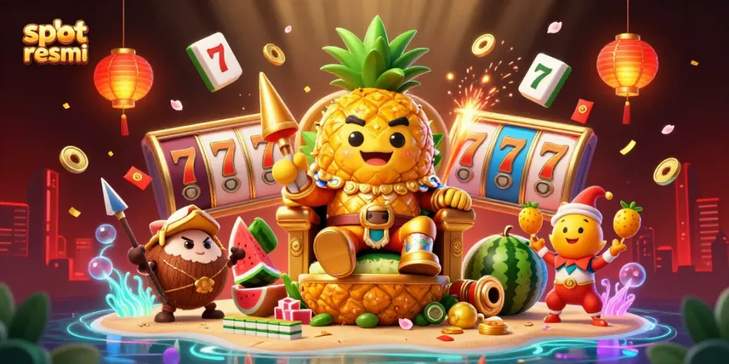 Play exciting games on slot resmi with vibrant 3D characters and dynamic casino elements.
