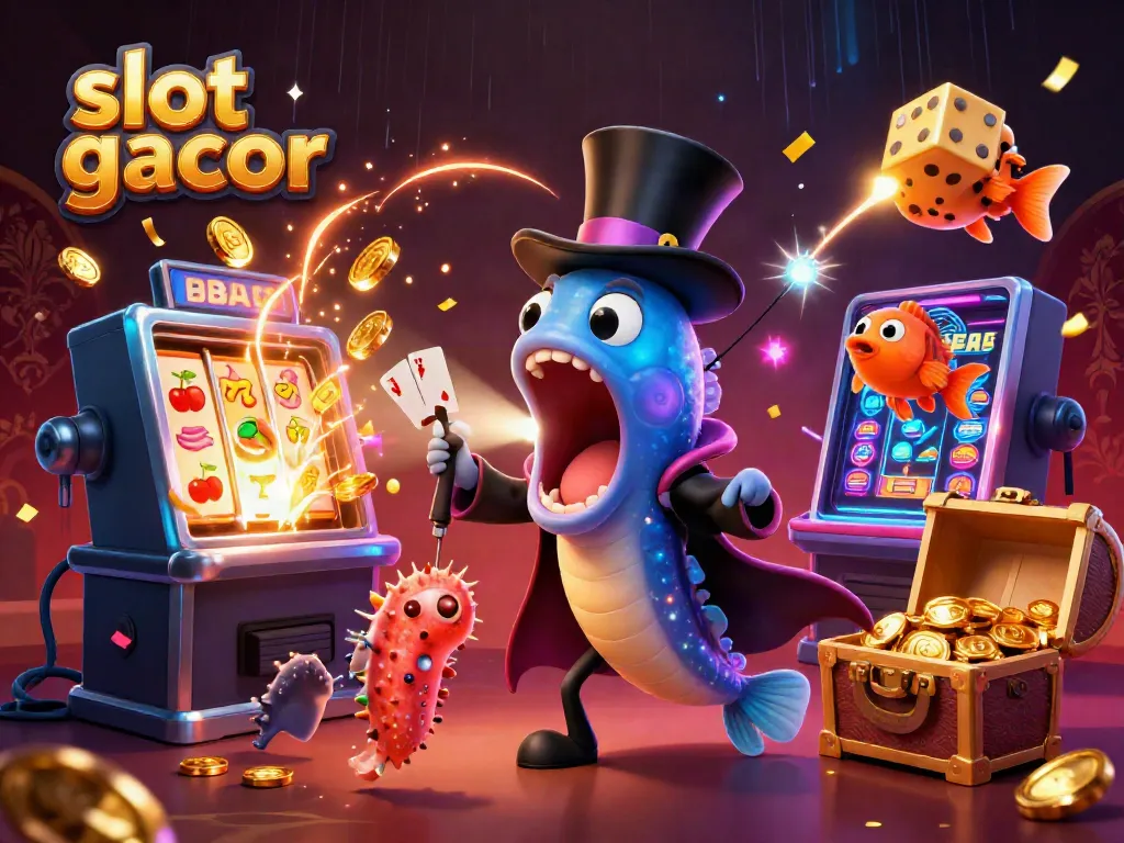 Menangkan jackpot dengan slot gacor dalam karya seni 3D menakjubkan yang penuh cahaya.