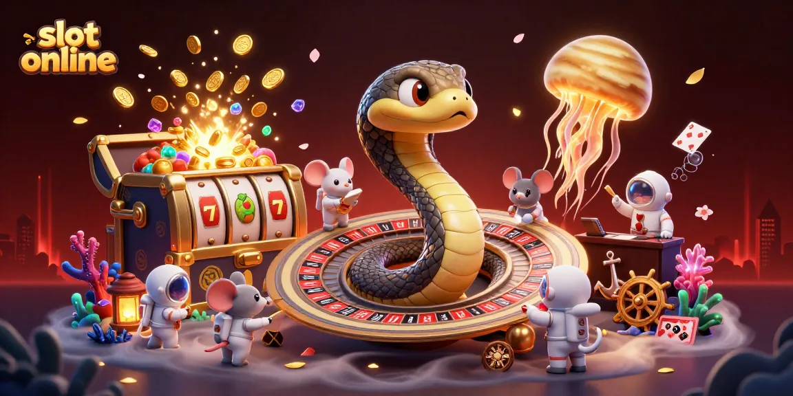 Slot online menghadirkan aksi seru dengan karakter kasino dan elemen permainan yang menarik.