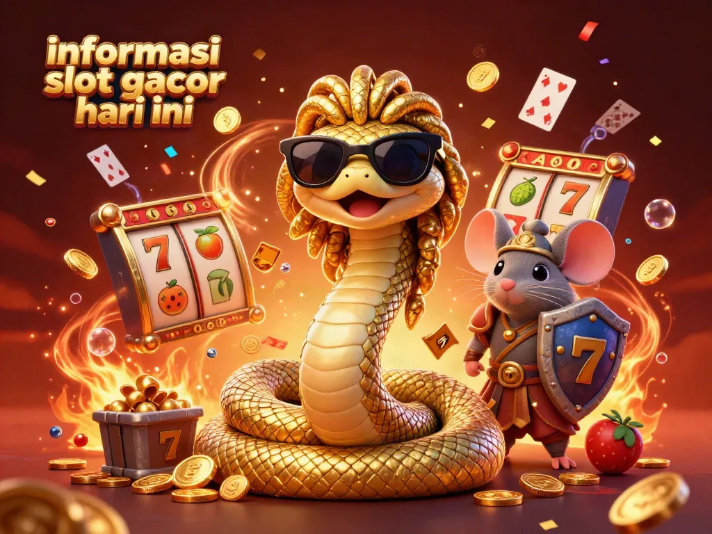 Gali informasi slot gacor hari ini sambil bermain dengan Medusa dan tikus pejuang dalam suasana kasino.