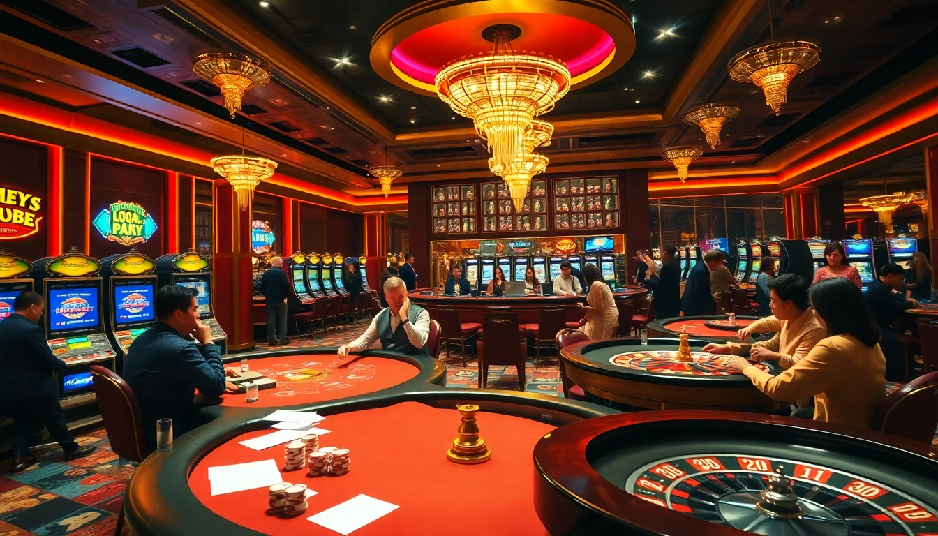 Experience luxury gaming at nhà cái xx88 with vibrant casino tables and thrilling gameplay.