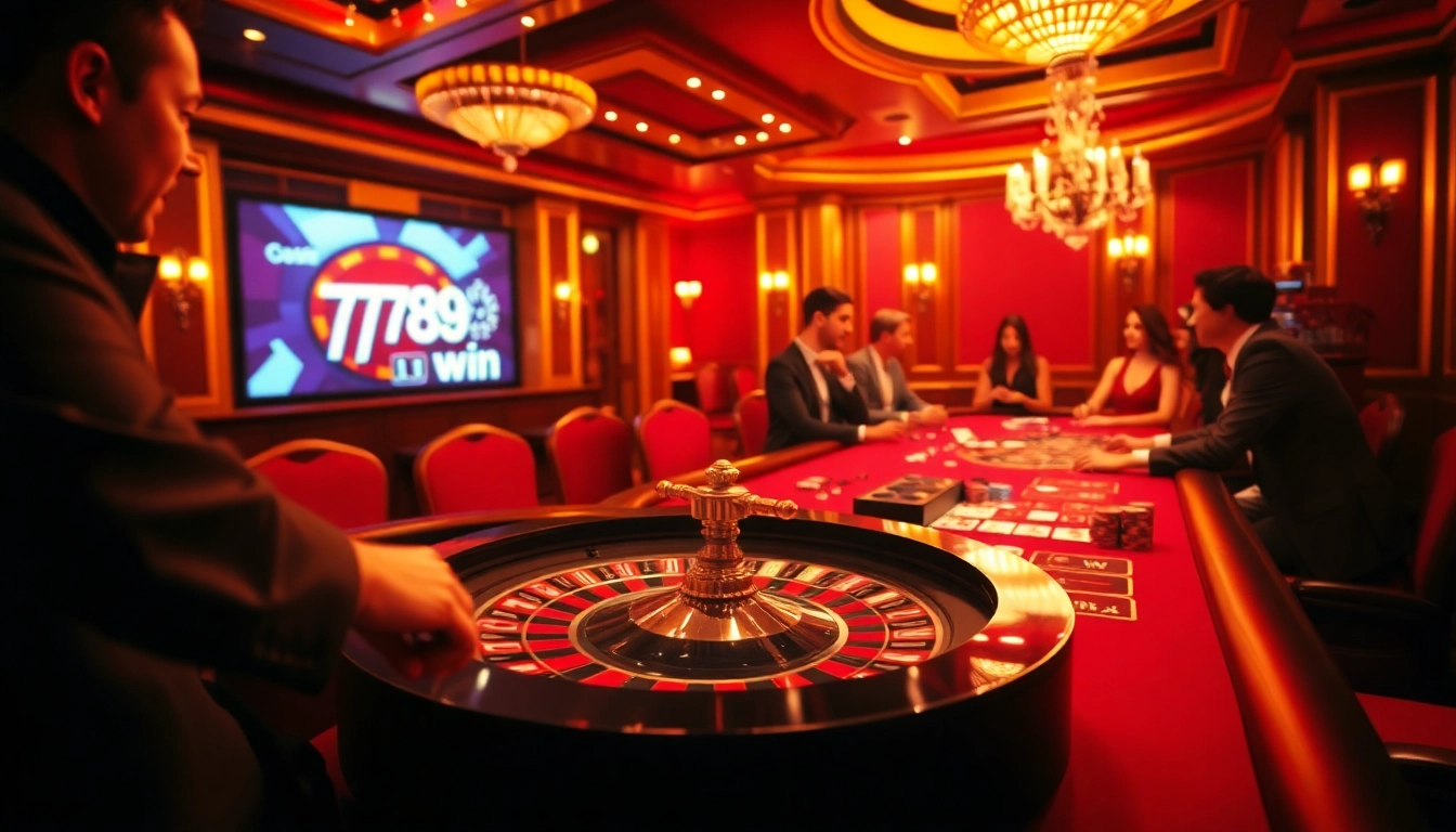 789 win players enjoy an exciting game experience with vibrant table settings and dynamic casino ambiance.