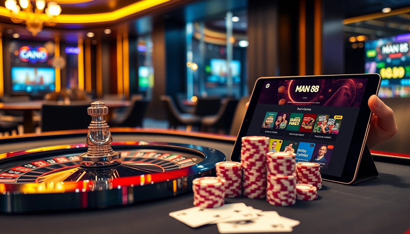 Experience the thrill of winning at Man 88 with luxurious casino games and vibrant energy