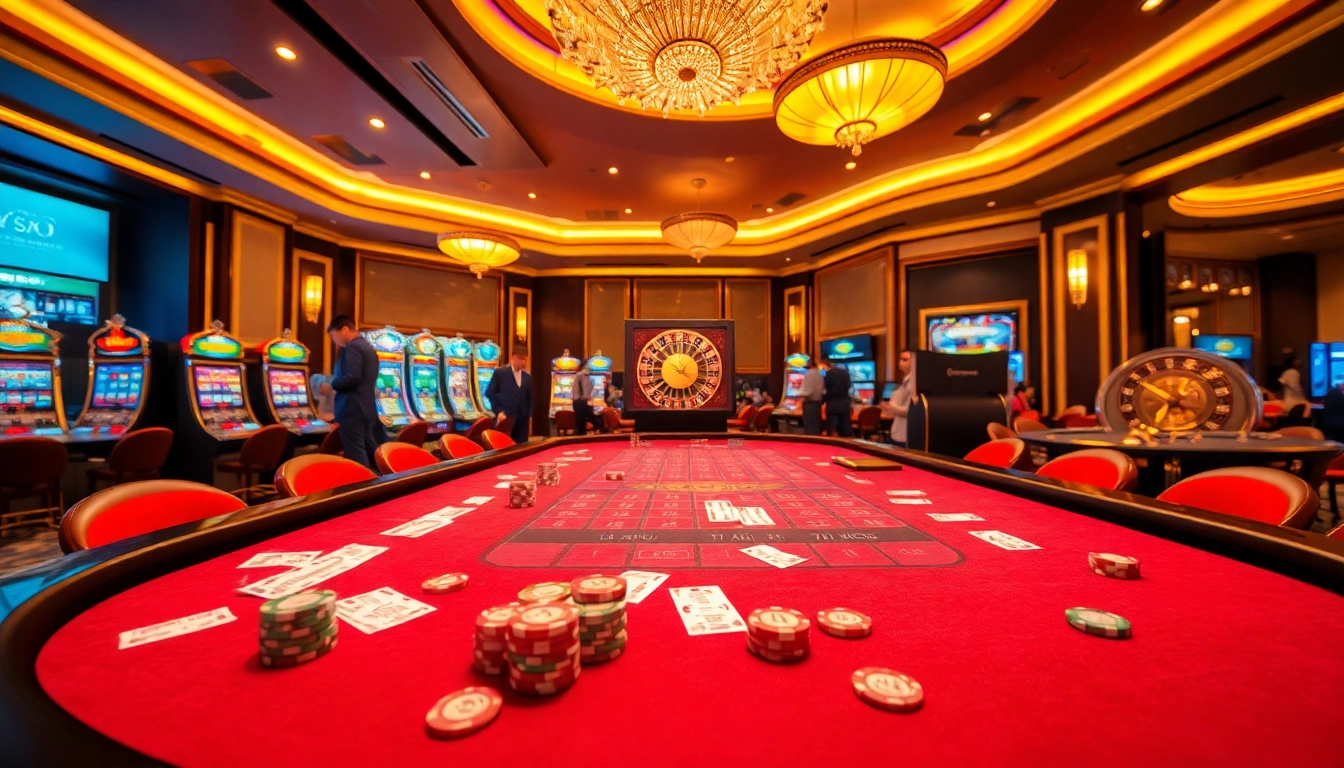 Luckywin Tài Xỉu table showcasing thrilling gameplay with professional gamblers placing bets